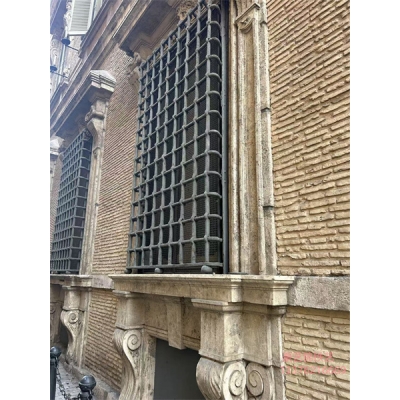 Wrought iron window