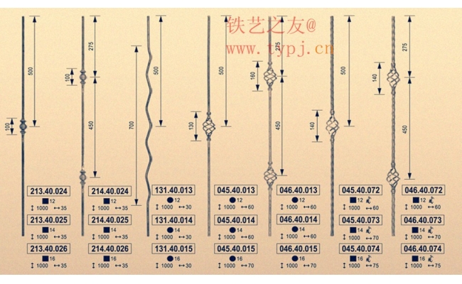 鐵藝樓梯立柱